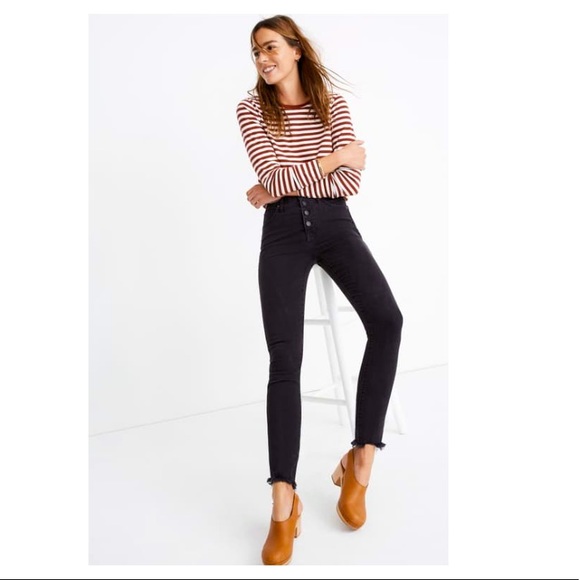 NWT Madewell Button Up High Waist Skinny Jeans SFH - Picture 11 of 13